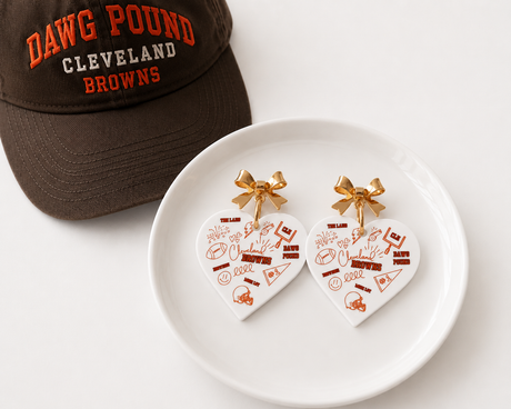 Cleveland Browns Doodle Dangles - Gold Arrow Studios 